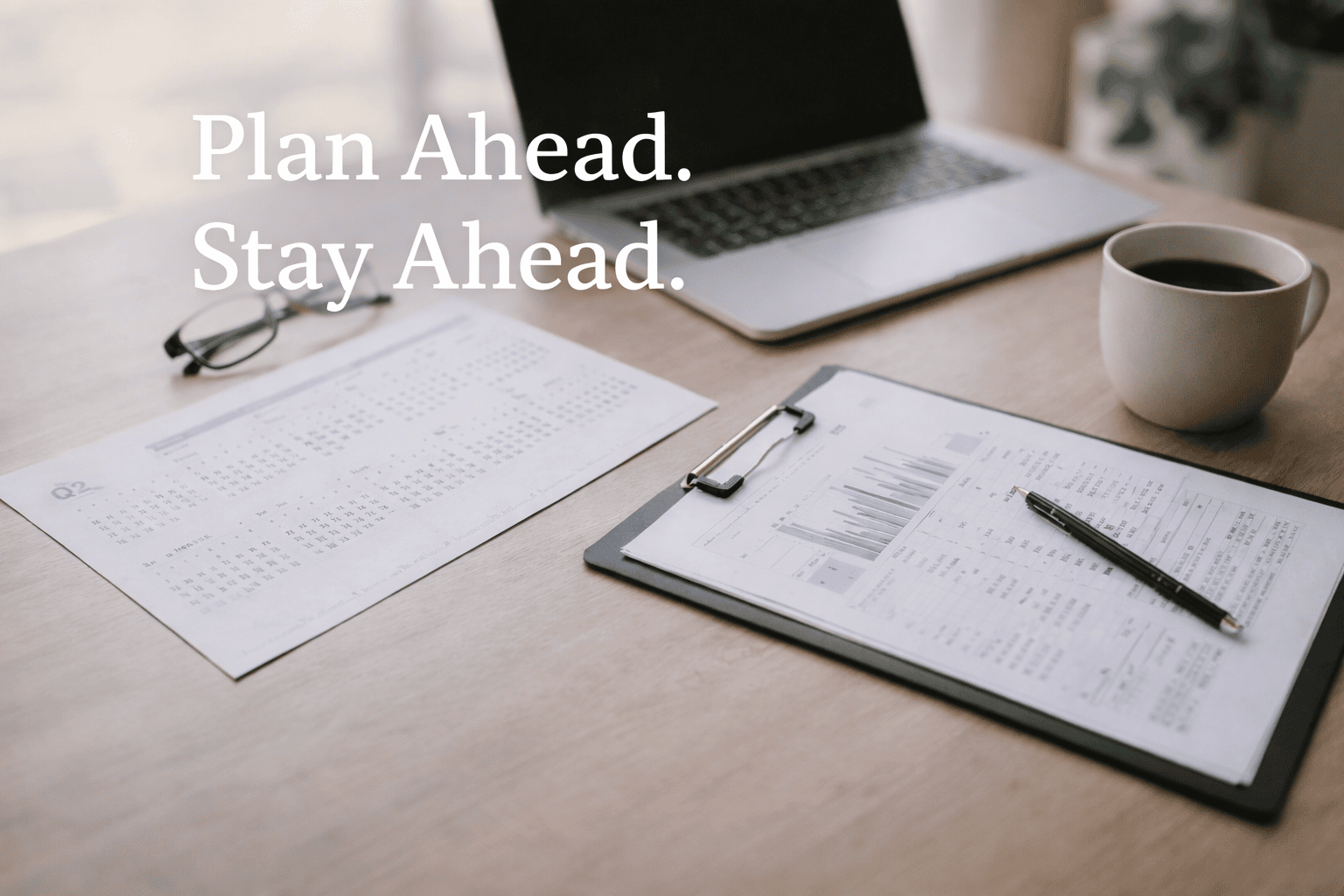 Relax - When You Plan Ahead, You Stay Ahead